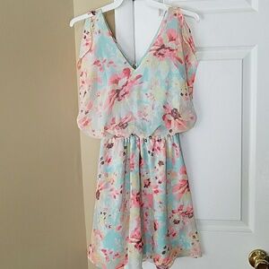 Lined sleeveless, summer dress, size XS